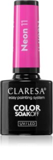 Claresa SoakOff UV/LED Color Neon gelový lak na nehty