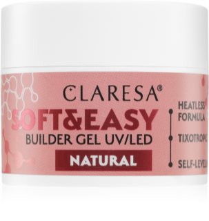 Claresa Soft&Easy Builder Gel żel podkładowy do paznokci odcień Natural 12 g