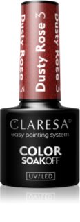 Claresa SoakOff UV/LED Color Dusty Rose Gel-nagellack