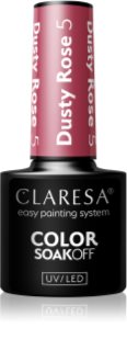 Claresa SoakOff UV/LED Color Dusty Rose Gel neglelak