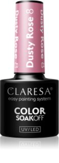 Claresa SoakOff UV/LED Color Dusty Rose lakier hybrydowy do paznokci