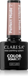 Claresa SoakOff UV/LED Color Perfect Nude gelový lak na nehty