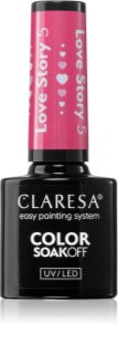 Claresa SoakOff UV/LED Color Love Story géles körömlakk árnyalat 5 5 g