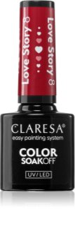 Claresa SoakOff UV/LED Color Love Story gélový lak na nechty odtieň 8 5 g