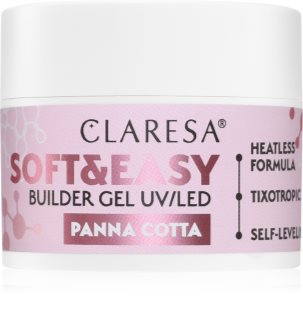 Claresa Soft&Easy Builder Gel alaplakk körmökre árnyalat Panna Cotta 12 g