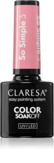 Claresa SoakOff UV/LED Color So Simple Gel-Nagellack