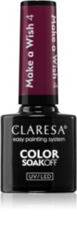 Claresa SoakOff UV/LED Color Make a Wish verniz de gel para unhas tom 4 5 g