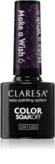 Claresa SoakOff UV/LED Color Make a Wish verniz de gel para unhas tom 6 5 g