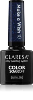 Claresa SoakOff UV/LED Color Make a Wish verniz de gel para unhas tom 10 5 g