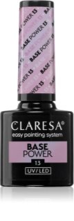 Claresa UV/LED Base Power podkladový lak pro gelové nehty odstín 13 5 g