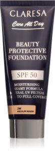 Claresa Care All Day Beauty Protective Foundation zaščitni tekoči puder SPF 50