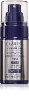Claresa Care All Day Protective & Moisturising Mist makeup setting spray with moisturising effect SPF 20 50 ml