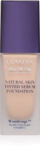 Claresa Care All Day Natural Skin Tinted Serum Foundation Let tonet væske For et naturligt look