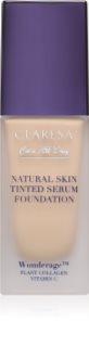 Claresa Care All Day Natural Skin Tinted Serum Foundation lahki tonirani fluid za naraven videz odtenek 1W Light Warm 32 ml
