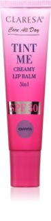 Claresa Tint Me Creamy Lip Balm balsamo labbra effetto idratante