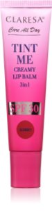 Claresa Tint Me Creamy Lip Balm balzam na pery s hydratačným účinkom