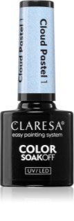 Claresa SoakOff UV/LED Color Cloud Pastel gel nail polish for UV/LED hardening