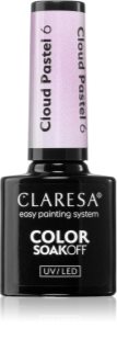 Claresa SoakOff UV/LED Color Cloud Pastel gel nail polish for UV/LED hardening