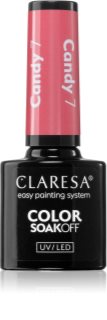 Claresa SoakOff UV/LED Color Candy gel lak za nokte nijansa 7 5 g