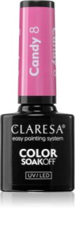 Claresa SoakOff UV/LED Color Candy Gel neglelak