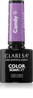 Claresa SoakOff UV/LED Color Candy verniz de gel para unhas tom 9 5 g