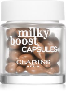 Clarins Milky Boost Capsules rozjasňujúci make-up kapsuly
