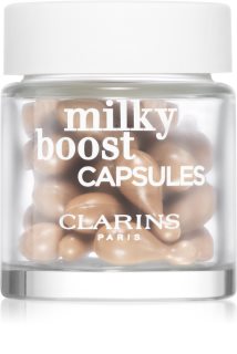 Clarins Milky Boost Capsules élénkítő make-up kapszulák árnyalat 02 30x0,2 ml
