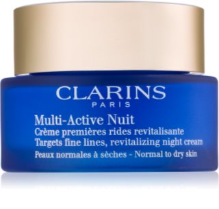 Clarins Multi-Active Night Revitaliserende natcreme til fine linjer Fra normal til tør hud 50 ml