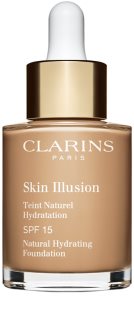 Clarins Skin Illusion Natural Hydrating Foundation озаряващ хидратиращ фон дьо тен SPF 15 цвят 111N Auburn 30 мл.