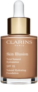 Clarins Skin Illusion Natural Hydrating Foundation fondotinta idratante illuminante SPF 15