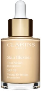 Clarins Skin Illusion Natural Hydrating Foundation világosító hidratáló make-up SPF 15 árnyalat 100.5W Cream 30 ml