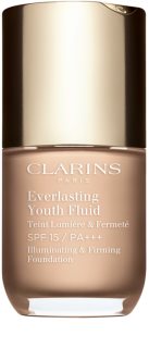 Clarins Everlasting Youth Fluid Foundation élénkítő make-up SPF 15 árnyalat 102.5 Porcelain 30 ml
