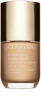 Clarins Everlasting Youth Fluid Foundation élénkítő make-up SPF 15 árnyalat 106 Vanilla 30 ml