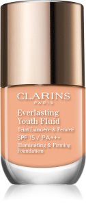 Clarins Everlasting Youth Fluid Foundation rozjasňujúci make-up SPF 15 odtieň 107 Beige 30 ml