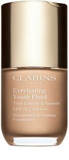 Clarins Everlasting Youth Fluid Foundation élénkítő make-up SPF 15 árnyalat 108.3 Organza 30 ml