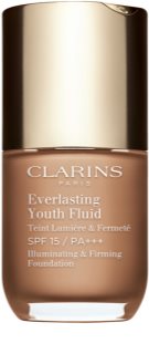Clarins Everlasting Youth Fluid Foundation élénkítő make-up SPF 15 árnyalat 112.3 Sandalwood 30 ml