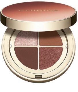Clarins Ombre 4 Colour Eye Palette Παλέτα σκιών για τα μάτια για μακρόχρονη επίδραση απόχρωση 03 - Flame Gradation 4,2 γρ