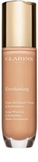 Clarins Everlasting Foundation tartós alapozó matt hatással