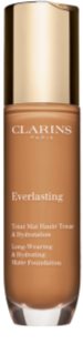 Clarins Everlasting Foundation maquillaje de larga duración con efecto mate tono 113C - Chestnut 30 ml