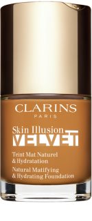 Clarins Skin Illusion Velvet fond de teint liquide fini mat effet nourrissant