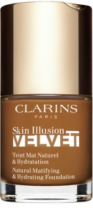 Clarins Skin Illusion Velvet mattító folyékony alapozó tápláló hatással