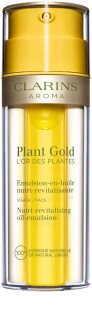 Clarins Plant Gold Nutri-Revitalizing Oil-Emulsion tápláló olaj arcra 2 az 1-ben 35 ml
