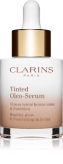 Clarins Tinted Oleo-Serum olajos szérum egységesíti a bőrszín tónusait árnyalat 02,5 30 ml