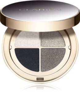 Clarins Ombre 4 Colour Eye Palette palette de fards à paupières pour un effet longue tenue teinte 09 - Onyx Gradation 4.2 g