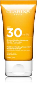 Clarins Youth-Protecting Sunscreen High Protection opaľovací krém na tvár SPF 30 50 ml