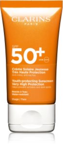 Clarins Sun Care Youth-Protecting Sunscreen Sonnencreme fürs Gesicht SPF 50+ 50 ml