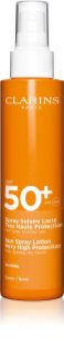 Clarins Sun Care Spray Lotion слънцезащитен спрей за тяло и лице SPF 50+ 150 мл.