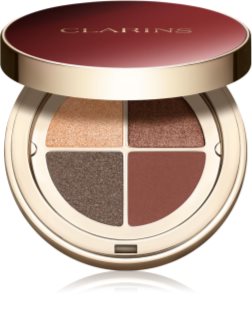 Clarins Ombre 4 Colour Eye Palette paleta sjenila za oči za dugotrajni efekt nijansa 10 Maple Gradation 4,2 g