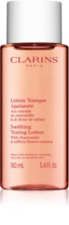 Clarins Cleansing Soothing Toning Lotion tónico de limpeza calmante para pele seca e sensível