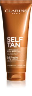 Clarins Self Tan Self-Tanning Milky Lotion Selbstbräuner für Körper und Gesicht 125 ml